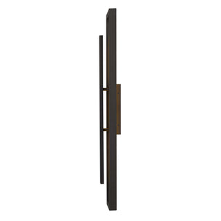 Panels 32 inch Outdoor Wall Sconce in Dark Bronze Finish
