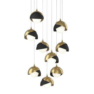 Brooklyn 9-Light Double Shade Pendant