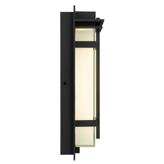 Frank 13 Inch Outdoor Wall Sconce in Sand Black Finish
