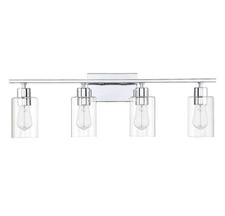 Lambert 4-Light Bathroom Vanity Light in Polished Chrome