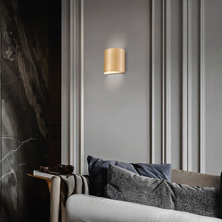 Veil Wall Sconce in Brushed Brass Finish