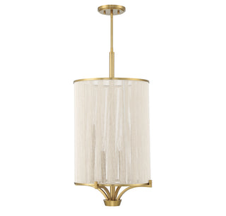 Wynwood 4-Light Chandelier in Warm Brass