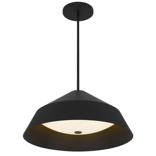 Nin 22 Inch Outdoor Pendant in Sand Black Finish