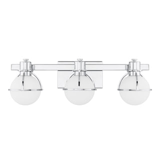 Pierce 3-Light Bathroom Vanity Light in Chrome