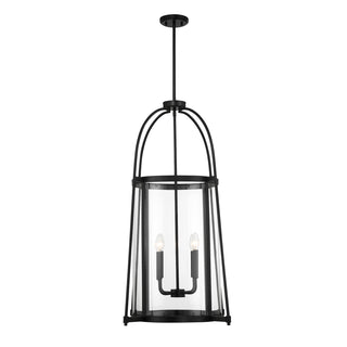 Rosedale 4-Light Pendant in Matte Black