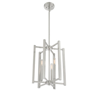 Benson 3-Light Pendant in Satin Nickel