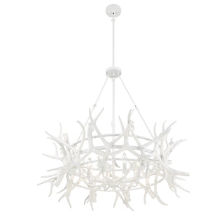 Daniels 8-Light Chandelier in Matte White