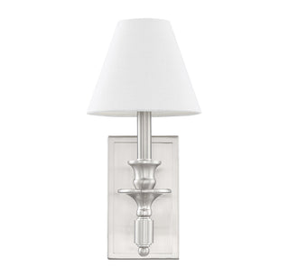 Washburn 1-Light Wall Sconce in Satin Nickel