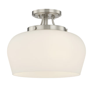 Octave 3-Light Ceiling Light in Satin Nickel