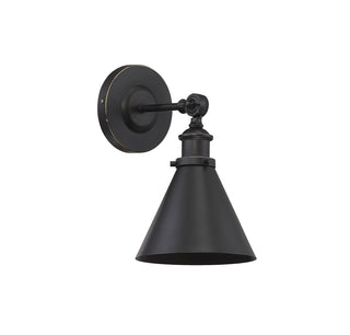 Glenn 1-Light Adjustable Wall Sconce in Classic Bronze
