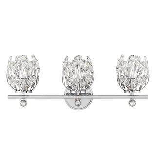Moreno 3-Light Bathroom Vanity Light in Chrome
