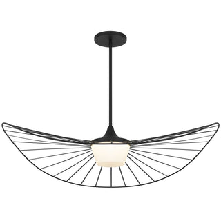 New Wave 44 Inch Indoor / Outdoor Pendant in Black Finish