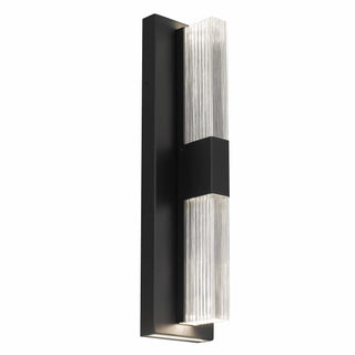Arles 18 Inch Outdoor Wall Sconce in Sand Black Finish