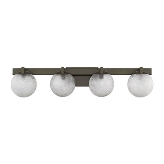 Darien 4-Light Bathroom Vanity Light in Mediterranean Bronze