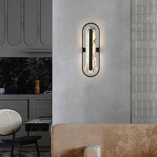 Roundabout 28 Inch Outdoor Wall Sconce in Antique Brass