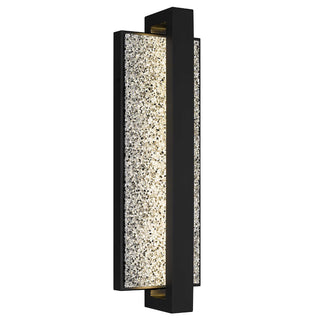 Seafoam 19 Inch Wall Sconce in Sand Black Finish