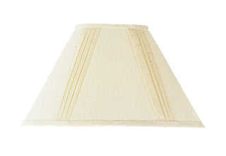 Side Pleated Linen Shade - Beige