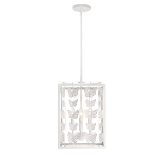 Birch 4-Light Pendant in Bisque White