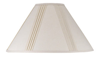 Side Pleated Linen Shade - Off White