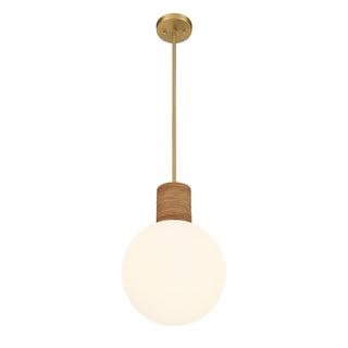 Jarrell 1-Light Pendant in Warm Brass
