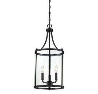 Penrose 3-Light Pendant in Black