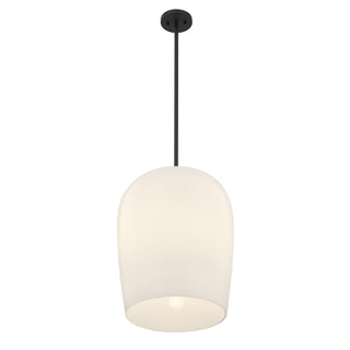Livingston 1-Light Pendant in Matte Black