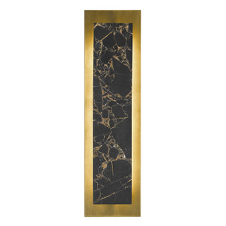 Zoey 24 Inch Outdoor Wall Sconce in Antique Brass