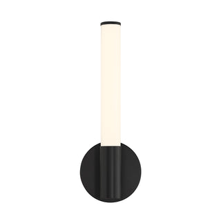 Connor 14" Mini Tube LED Cylinder Vanity Light in Black