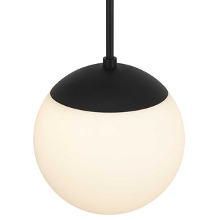 Rondure 10 Inch Indoor / Outdoor Pendant in Black Finish