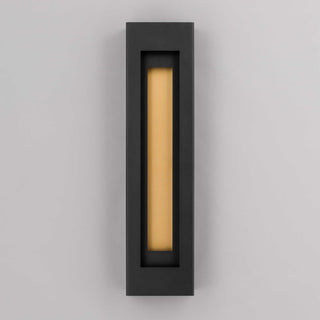 Layer 30 Inch Outdoor Wall Sconce in Sand Black Finish