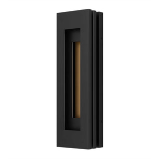 Layer 22 Inch Outdoor Wall Sconce in Sand Black Finish