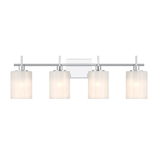4-Light Bathroom Vanity Light in Chrome
