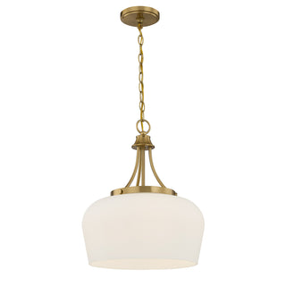 Octave 3-Light Pendant in Warm Brass