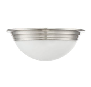 2-Light Ceiling Light in Satin Nickel