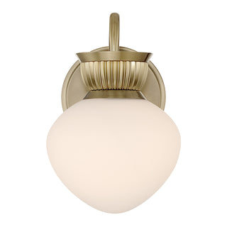 Melbourne 1-Light Wall Sconce in Noble Brass