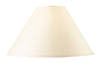 Round Hardback Paper Shade - Egg Shell
