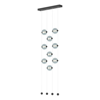 Abacus 9-Light Ceiling-to-Floor LED Pendant