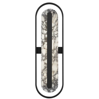 Roundabout 34 Inch Outdoor Wall Sconce in Antique Brass