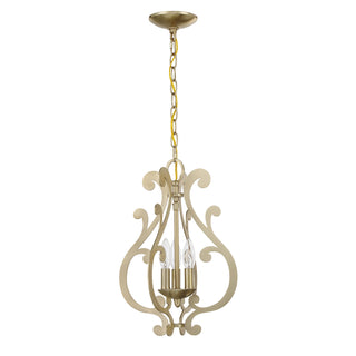Lombard 3-Light Pendant in Noble Brass