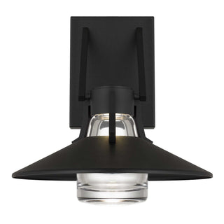 Radiant 11 Inch Outdoor  Wall Sconce in Sand Black Finish