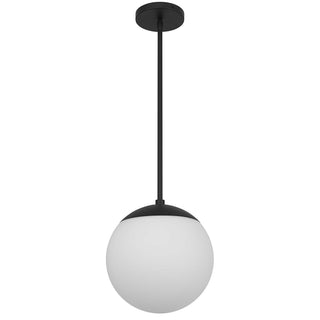 Rondure 10 Inch Indoor / Outdoor Pendant in Black Finish