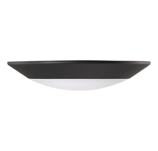LED Disc Light in Matte Black