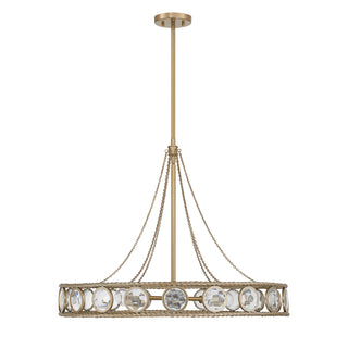 Cologne 6-Light Pendant in Opulent Gold