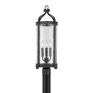 Preston 3-Light Outdoor Post Lantern in Iron Oxide