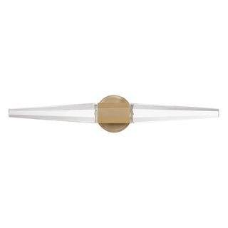 Beaumont LED Bathroom Vanity Light in Noble Brass