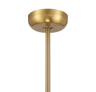 Corona LED Fan D'Lier in Warm Brass