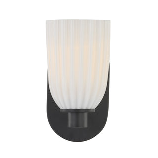Baldwin 1-Light Wall Wall Sconce in Matte Black