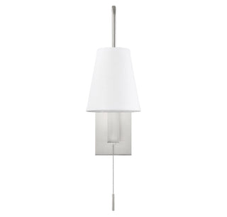 Owen 1-Light Adjustable Wall Sconce in Satin Nickel