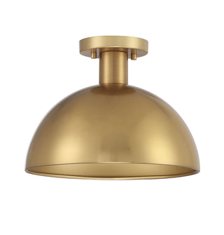 1-Light Ceiling Light in Natural Brass