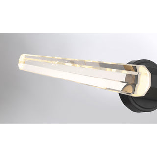 Beaumont LED Bathroom Vanity Light in Black Lustre